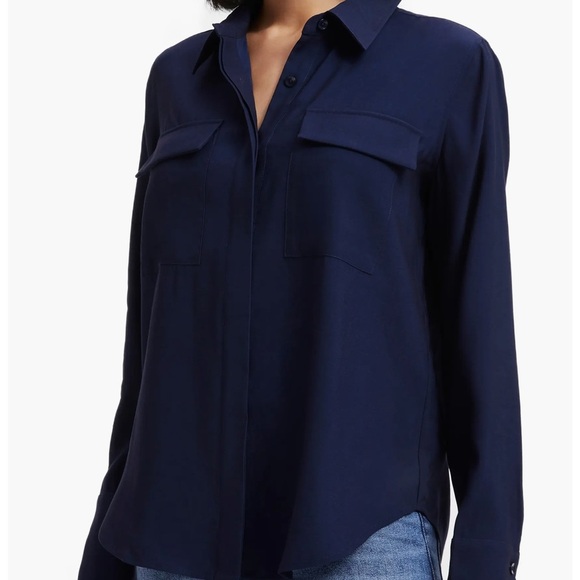 The good American oversized size 3 navy shacklett - Picture 11 of 15